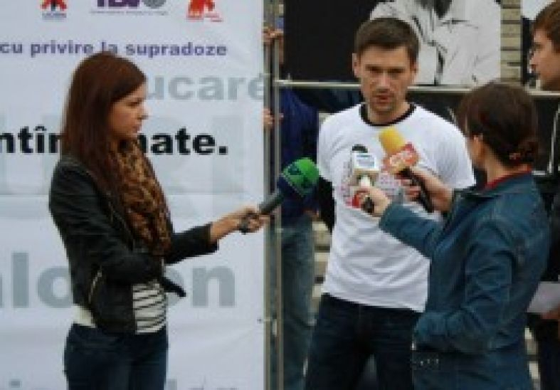В Кишинёве была проведена акция, посвящённая Международному дню осведомлённости о передозировке