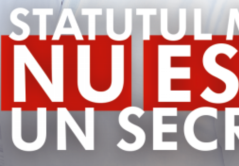 În Moldova a fost lansată campania de informare ”Statutul meu NU este un secret”